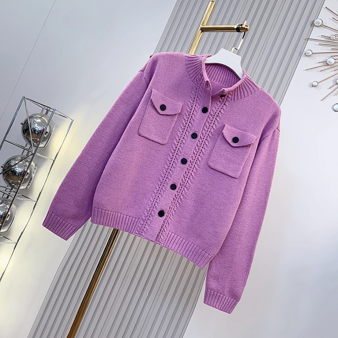 “迷雾绵羊”毛衣 2024新款活力常青藤时髦外套