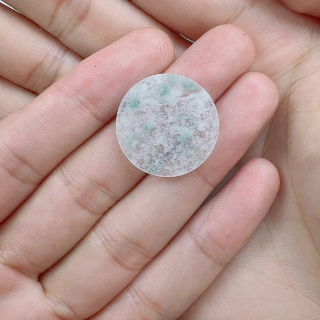 颈饰未镶嵌翡翠君**恋天然缅甸A货翡翠无事牌