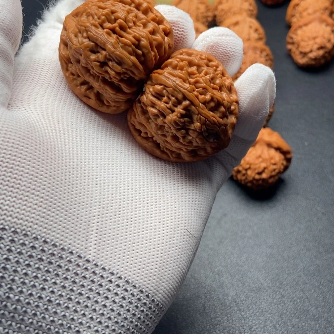 文玩核桃把件@***风虎头王42