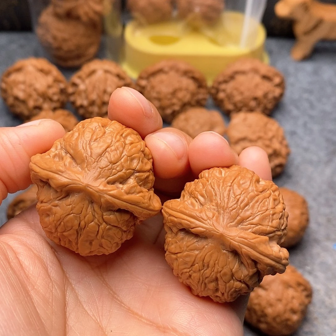 文玩核桃把件乾隆磨38尺