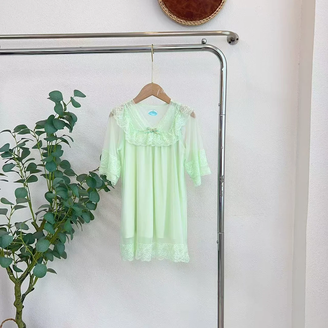 0297丫绿色梦之女家居服