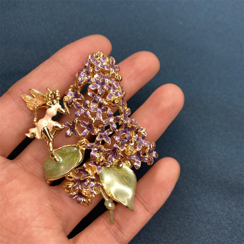 合金胸针 kirks folly紫丁香仙子胸针2-22【2070312-054】