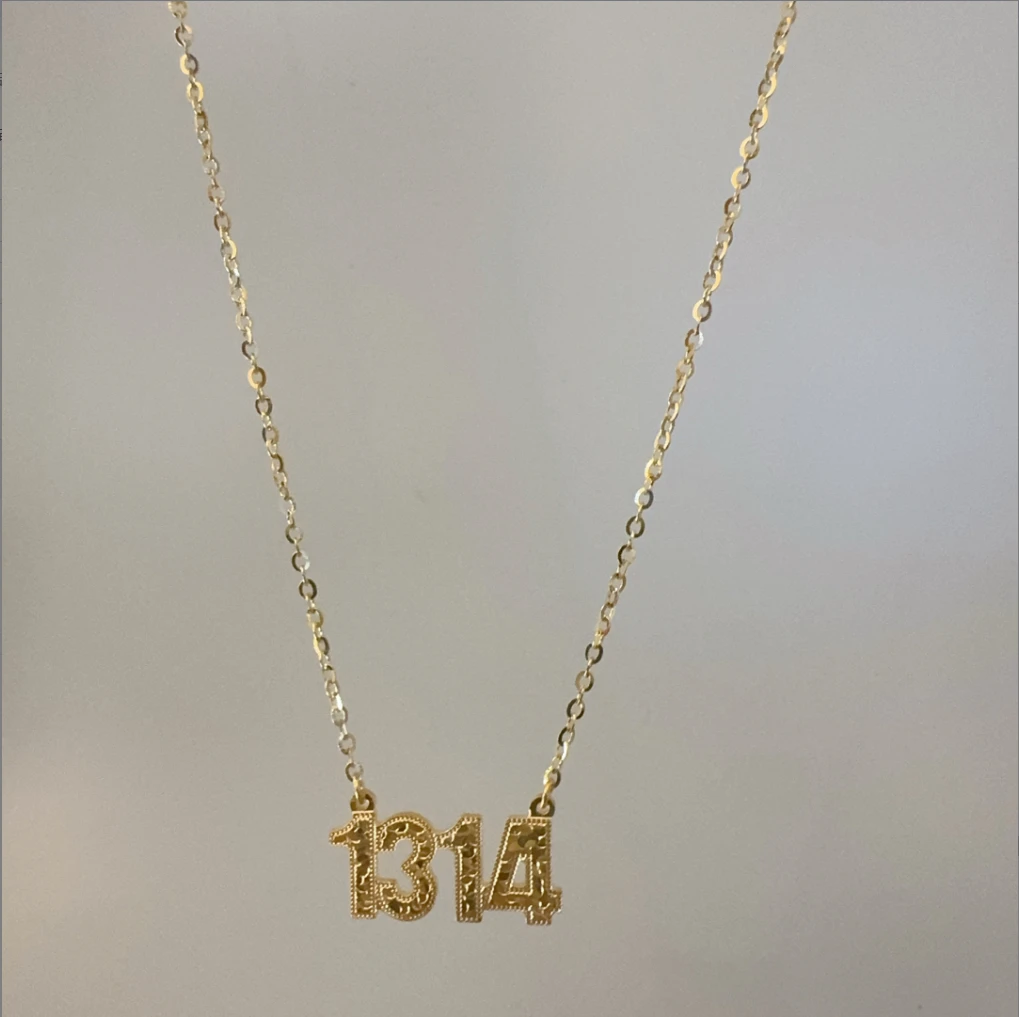 5g工艺足金999碎冰冰1314套链