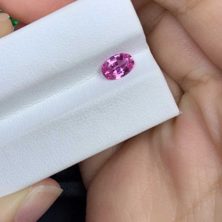 蓝宝石裸石5x7.5帕帕拉恰