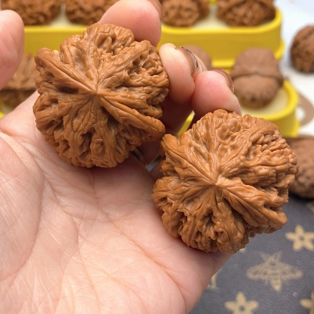 文玩核桃把件41尺全品平谷粗筋