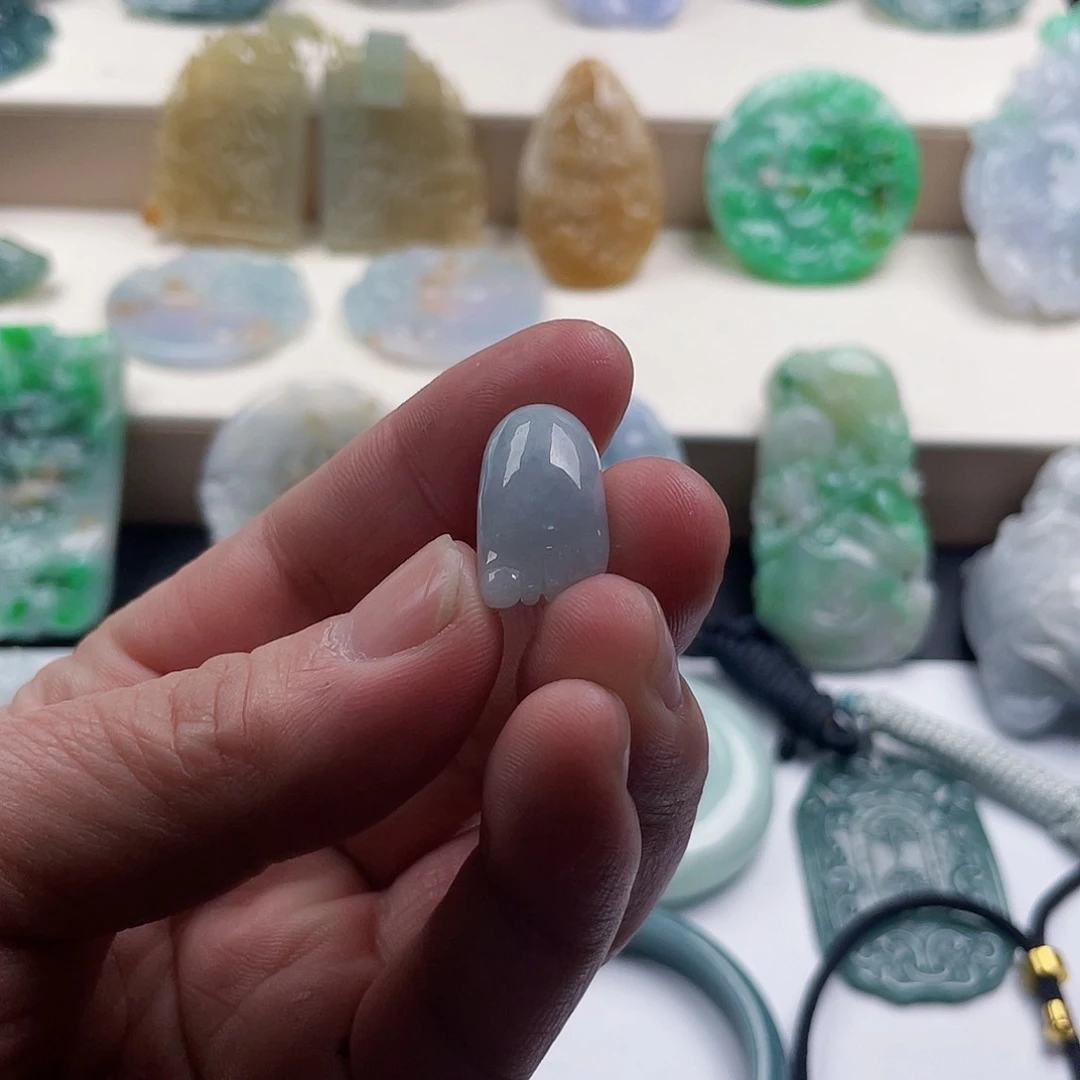 颈饰未镶嵌翡翠天然缅甸翡翠a货