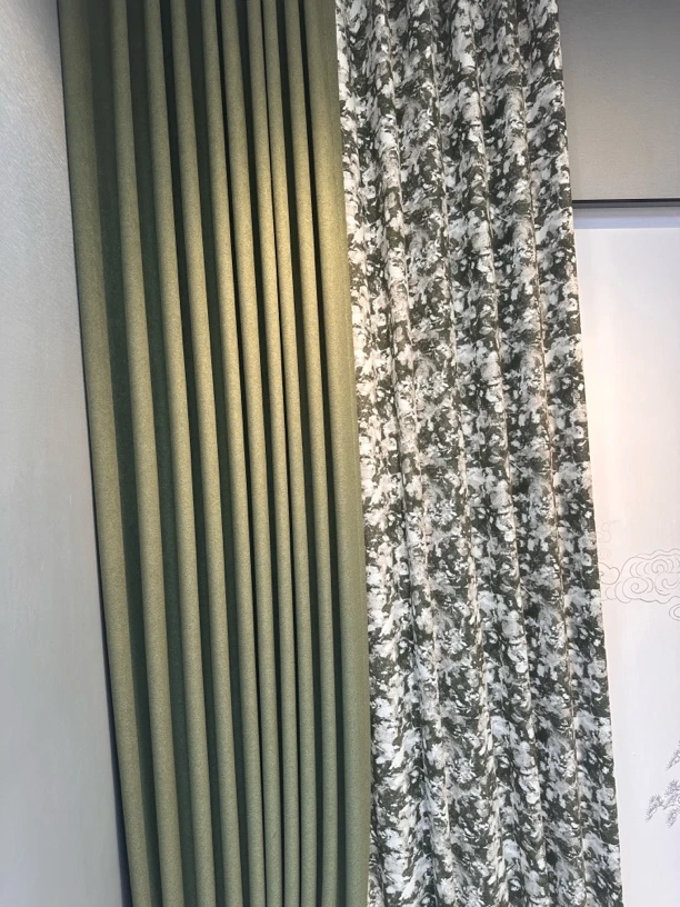 2025新款TG58棉麻成品窗帘，窗帘店上样，可抵扣。