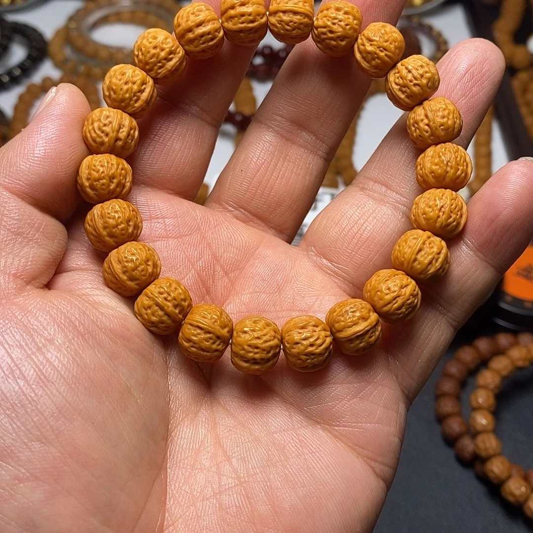 猴头核桃手串全品11-12三棱35号