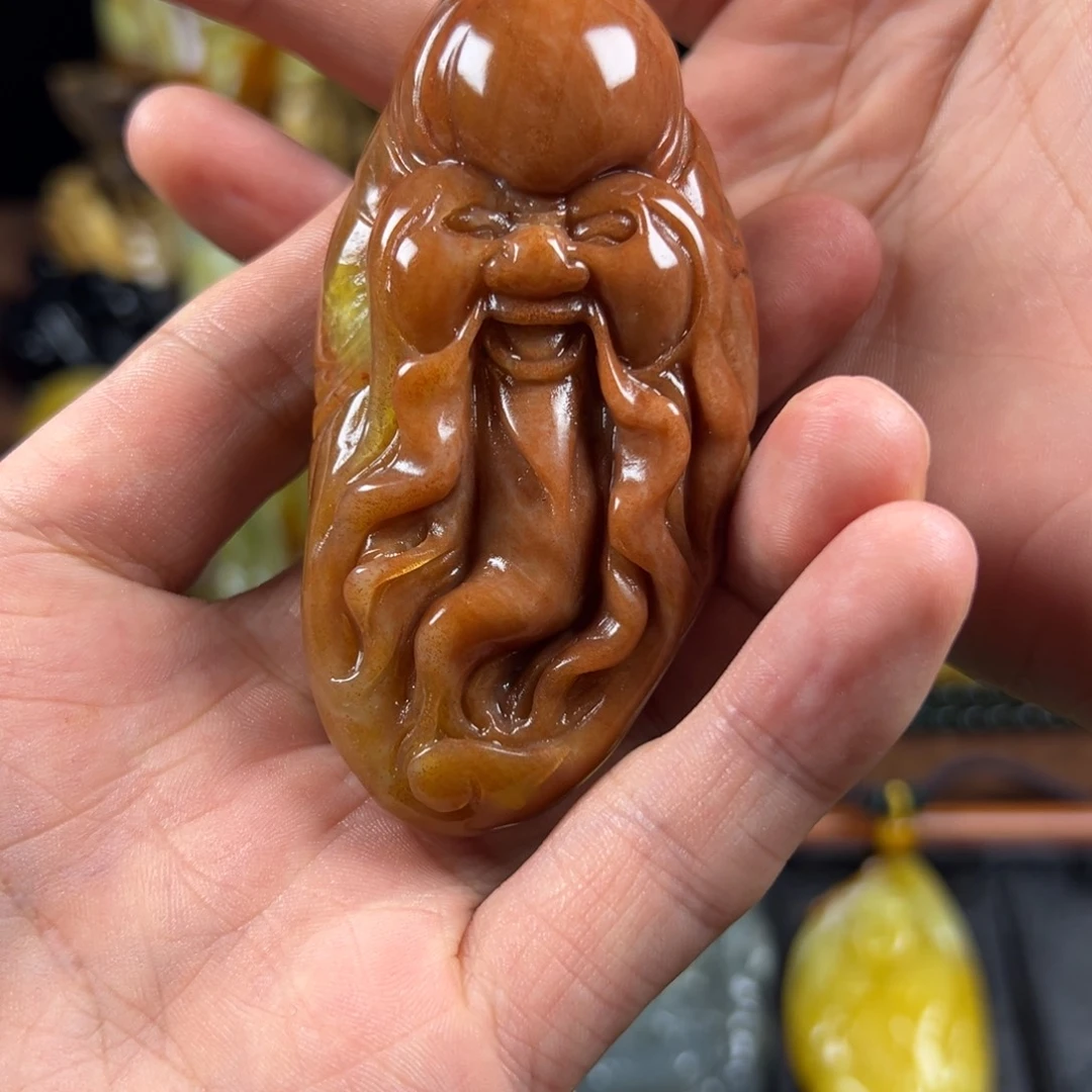 蛇纹石玉未镶嵌天然岫玉手把件