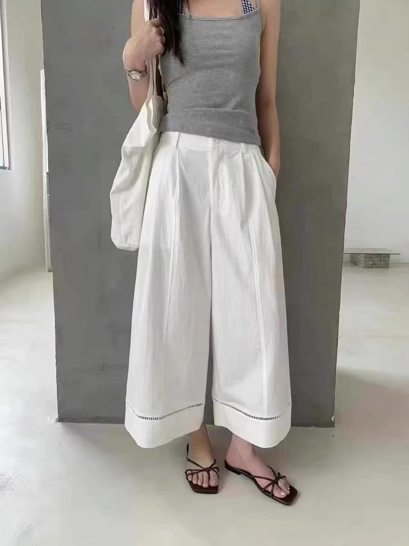【大小姐】2025夏季新款阔腿裤
