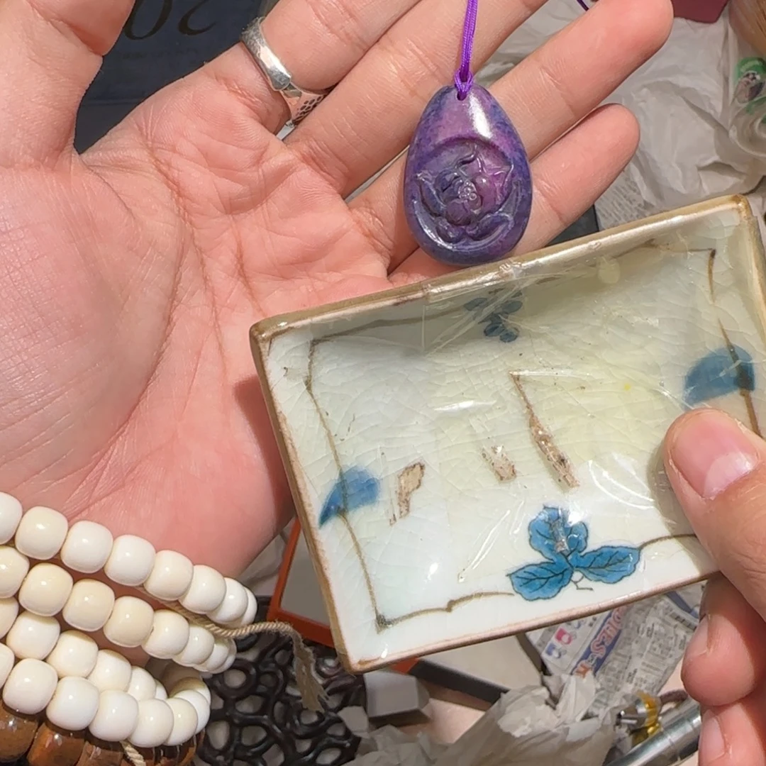 陶瓷孤品单件车里拍