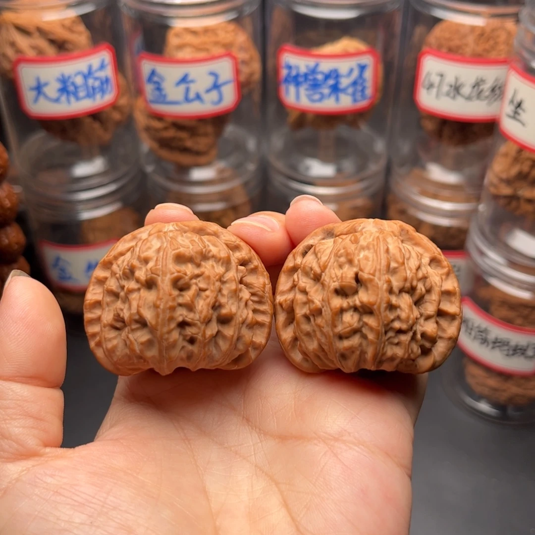 把件文玩核桃43老树白狮子头