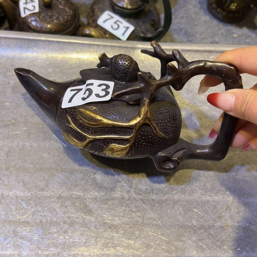 黄铜摆件，文房摆件