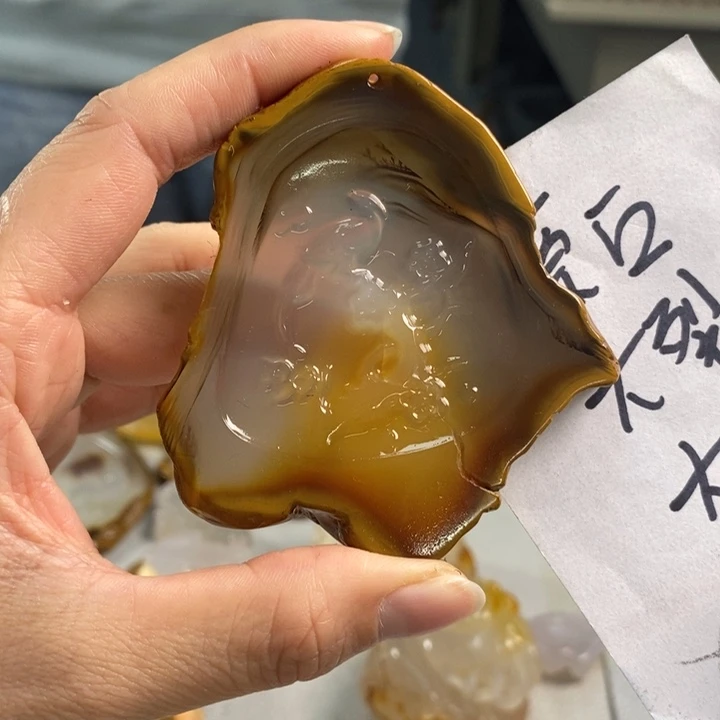 玛瑙/玉髓吊坠(不含链)未镶嵌