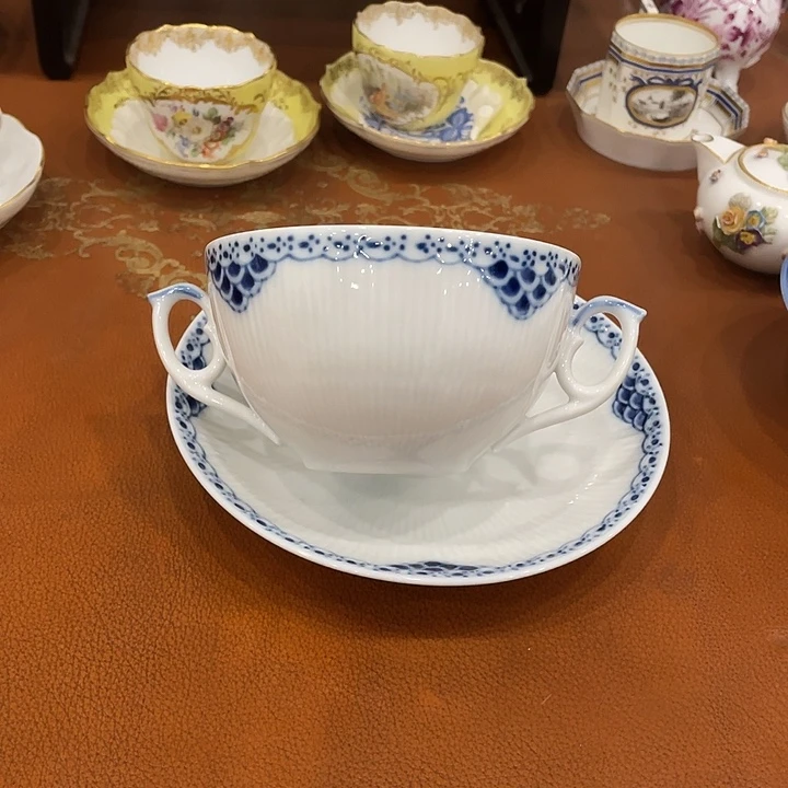 摆件中古哥哈双耳碗