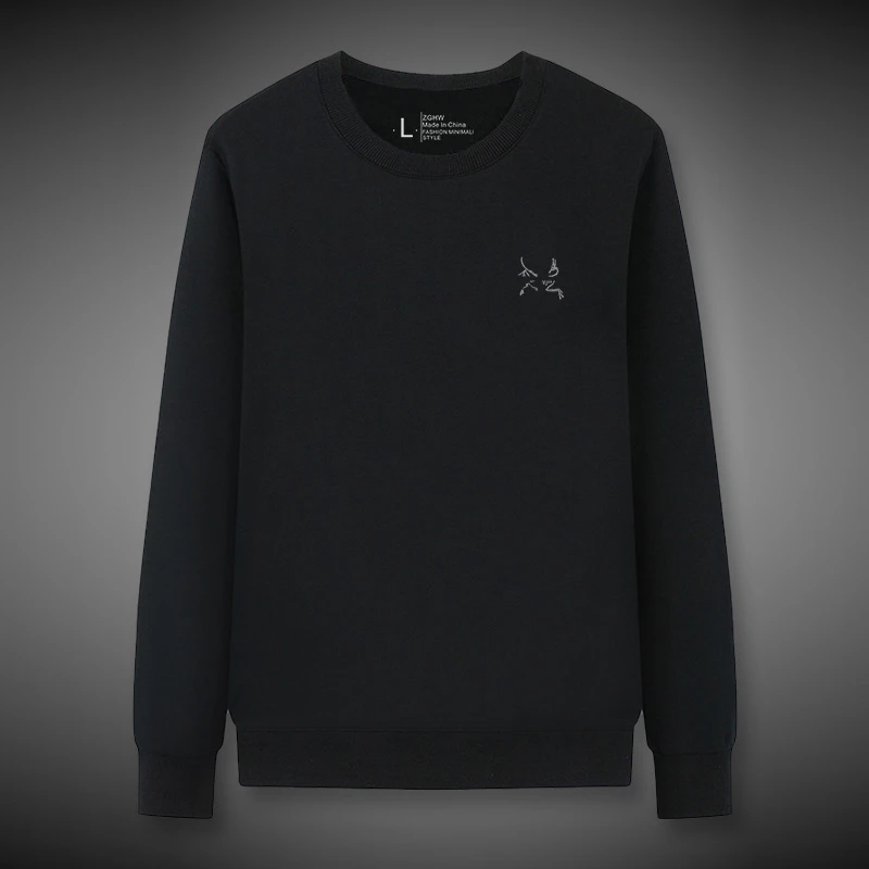 【鸟家】男士卫衣春秋季2025新款休闲圆领长袖套头简约衣服外套衫