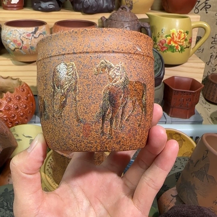 紫砂茶杯宜兴紫砂