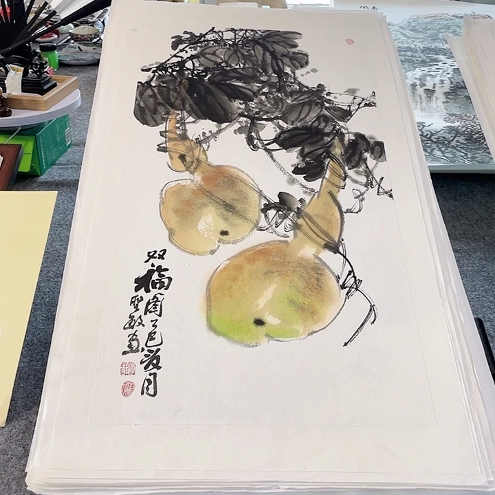 国画张圣敏先生纯手绘作品