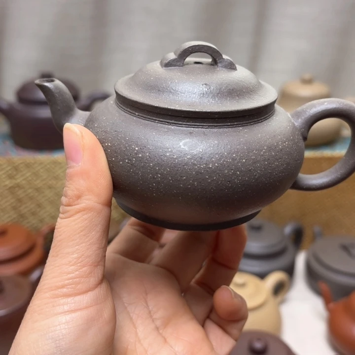 紫砂茶壶大水潭天青30目满砂福利