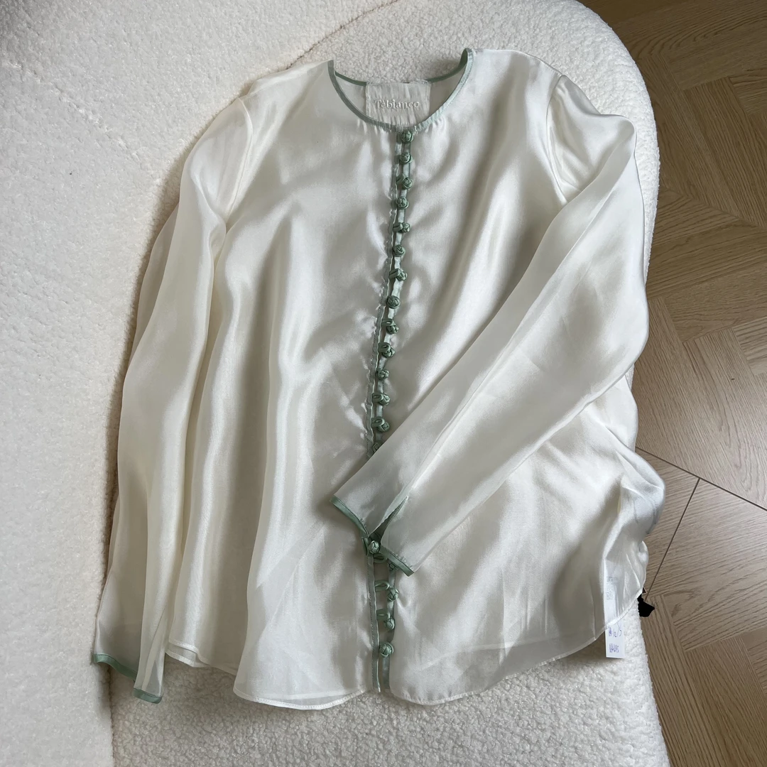 NFSF「家豪自营」夏季新款盘扣独特设计小衫   BA40434S