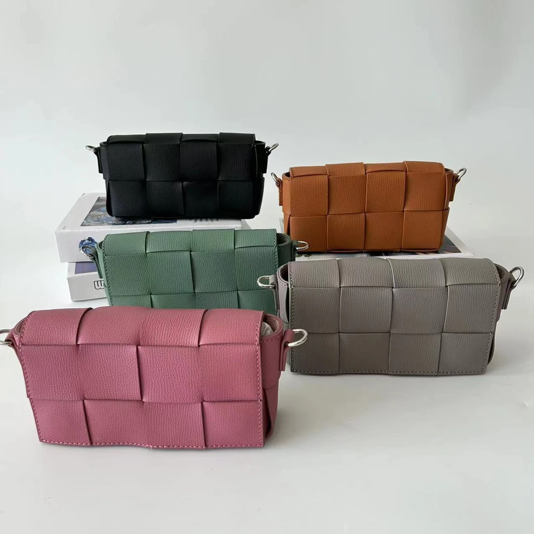 【工厂直销】出韩元单，GYG牛皮编织包