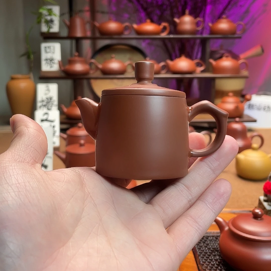 紫砂茶壶凯朱泥汉铎