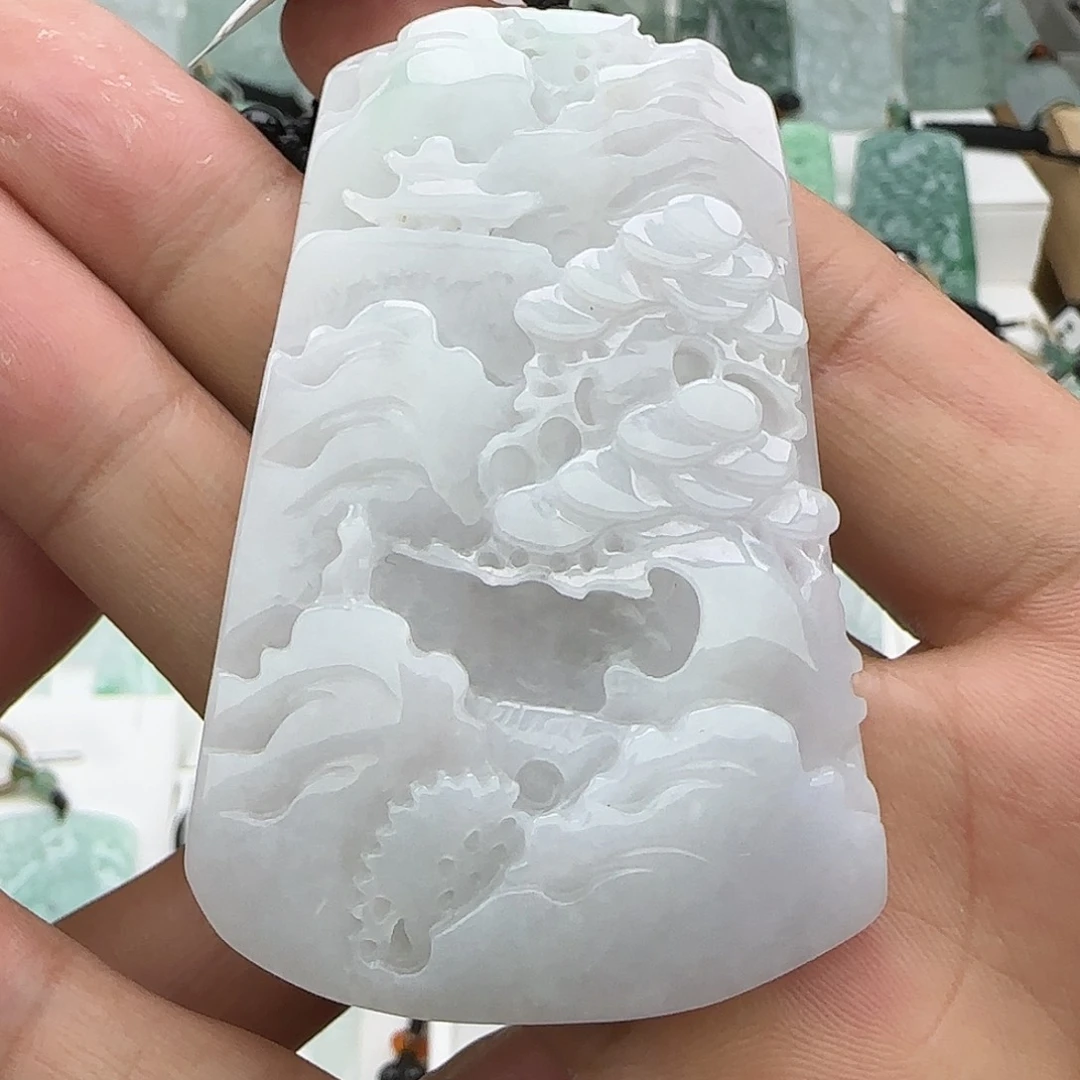 颈饰未镶嵌翡翠翡翠