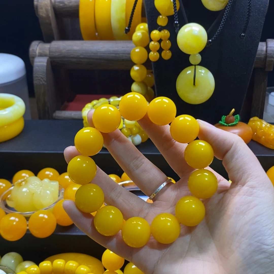 山***河非金属全品无暇卡18手串