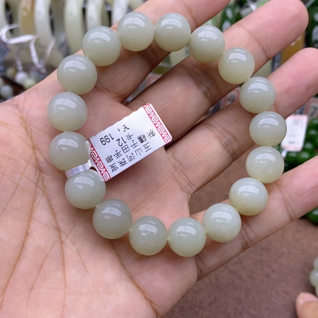 手串未镶嵌和田玉卡12