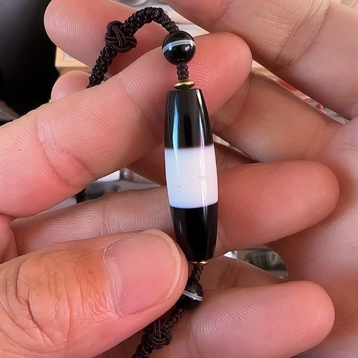 往***风玛瑙/玉髓未镶嵌吊坠(不含链)
