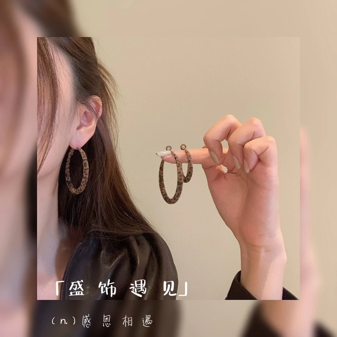 铜合金耳饰 「方圆脸天菜」高级感百搭精致耳环