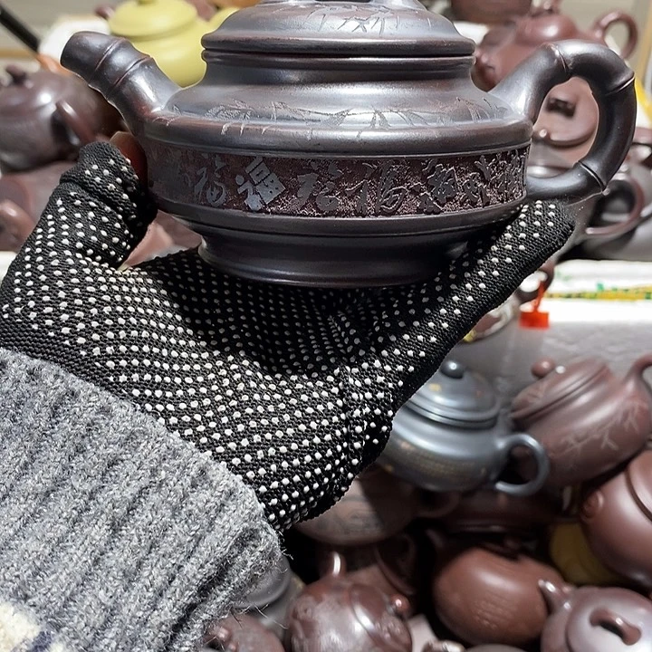 紫砂茶壶微瑕微笑