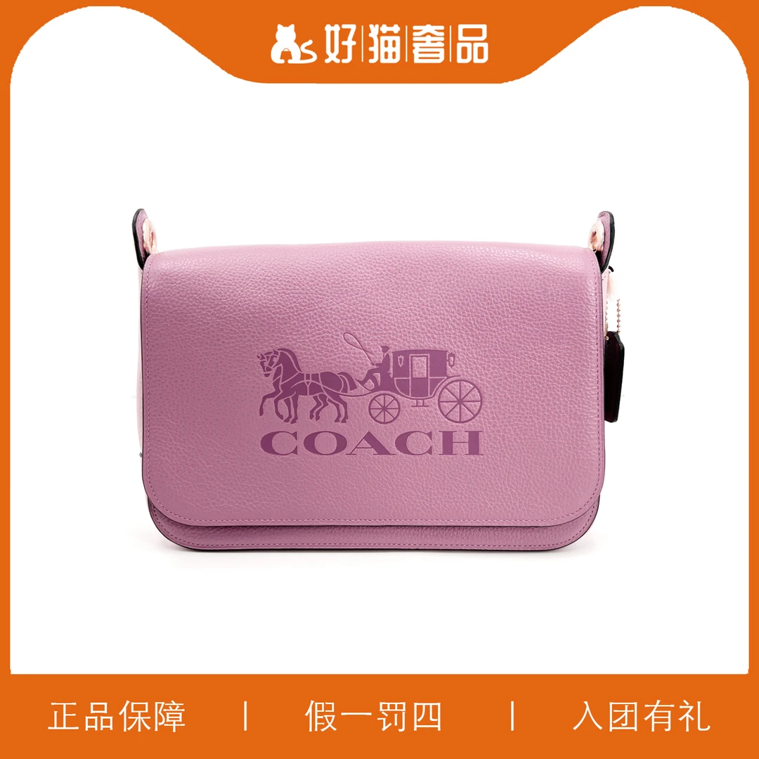95新 COACH/蔻驰 蔻驰马拉车翻盖包/X2448/28X18X8