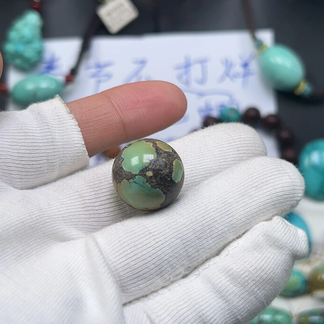 绿松石珠宝奇石未镶嵌小*皮