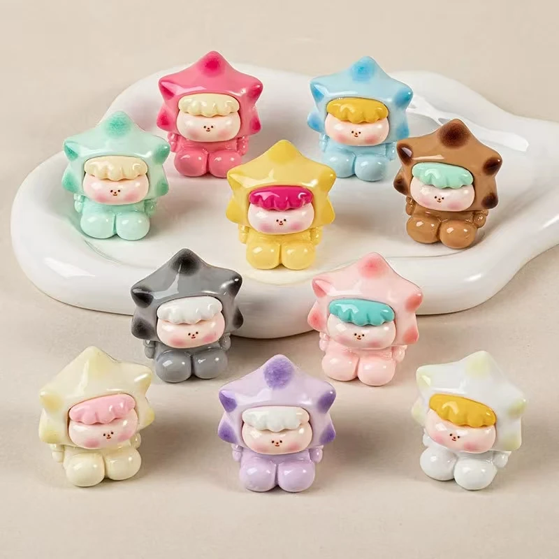 【九宫格】实色许愿星莉莉丝网红可爱陶瓷创意摆件个性