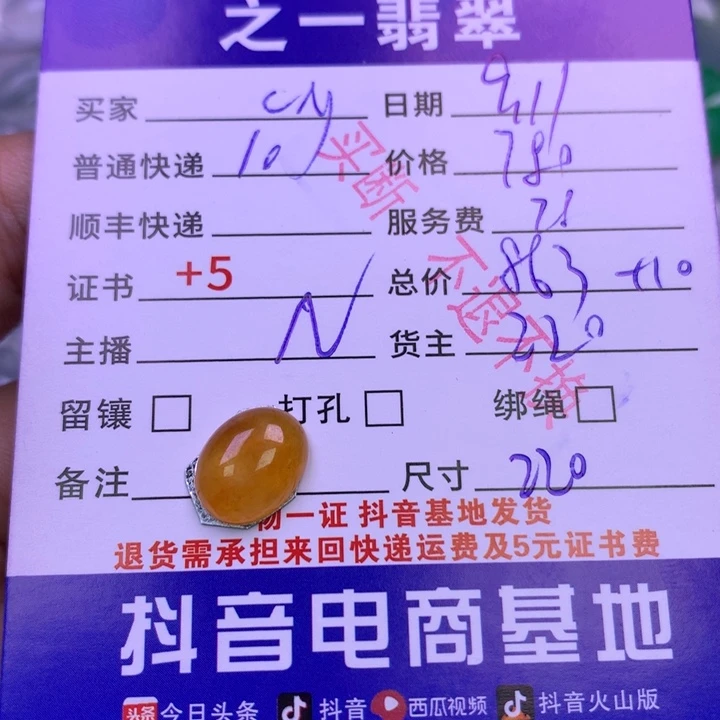 颈饰未镶嵌翡翠c**?