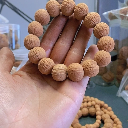 【闪购商品】把件文玩核桃凤羽手串