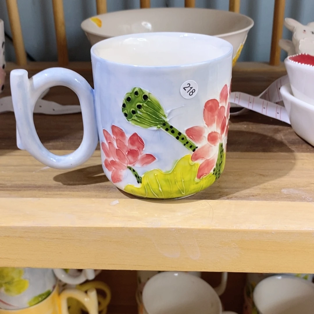 手绘手工制作陶瓷瑕疵218