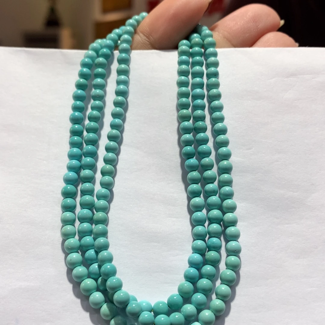 未镶嵌绿松石长链