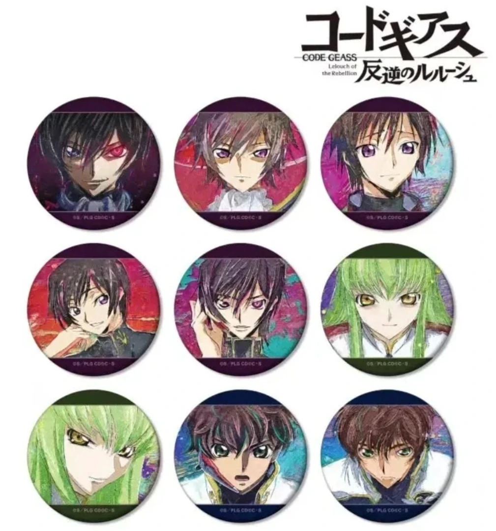 【反叛的鲁鲁修】油画风2弹吧唧徽章