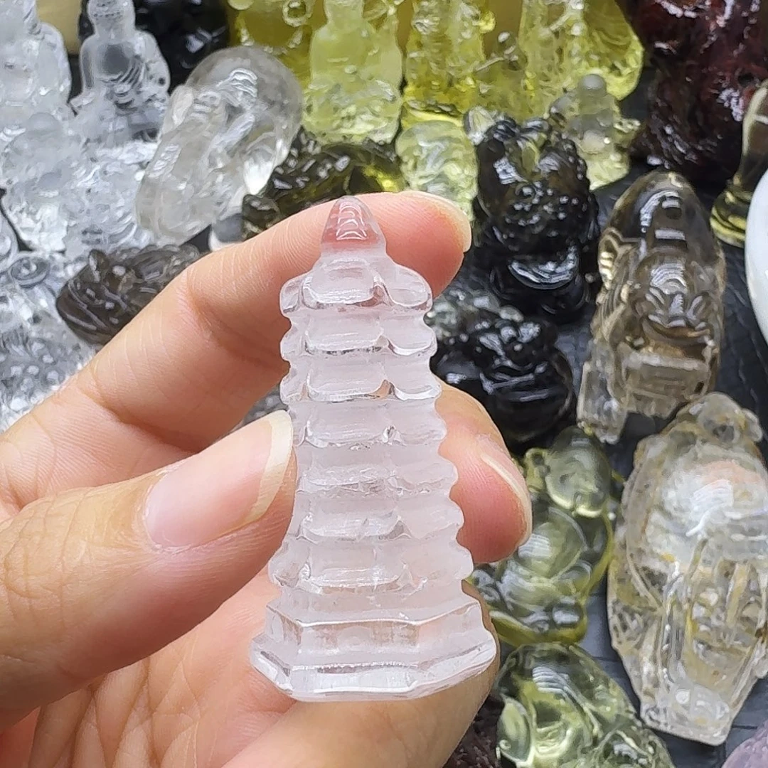 清****紫晶珠宝半成品未镶嵌打孔费