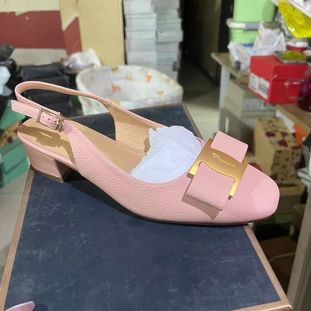 910-2  新款包头蝴蝶结单鞋