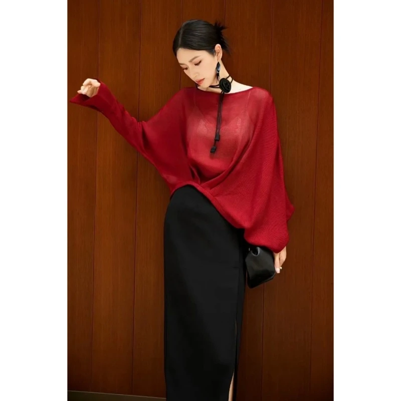 巨好看的夏装一整套贵气御姐大方得体轻奢高级感女人味红色套装裙