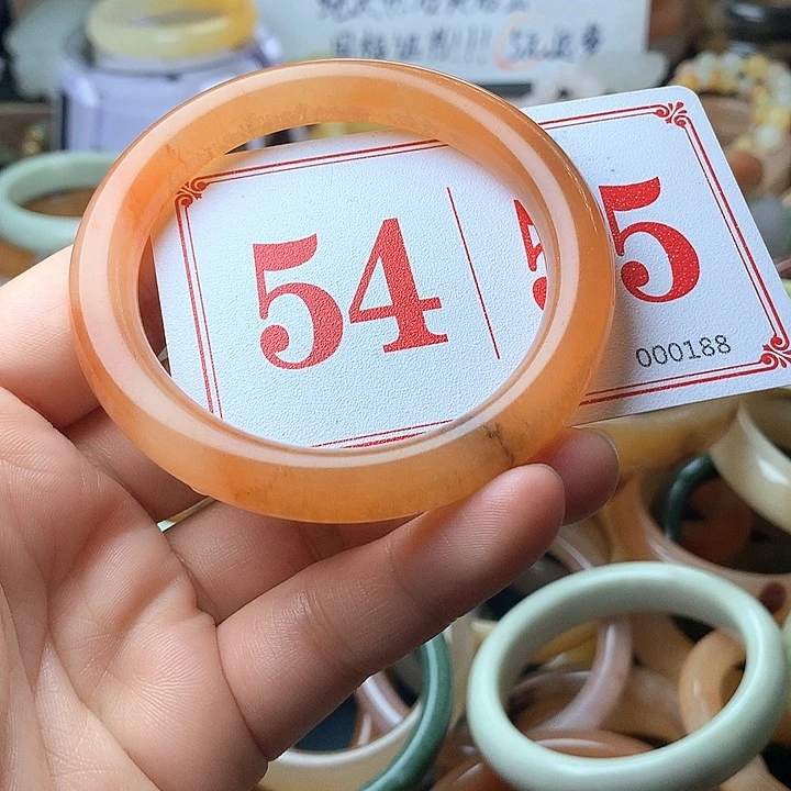 石英质玉（黄龙玉）未镶嵌手镯