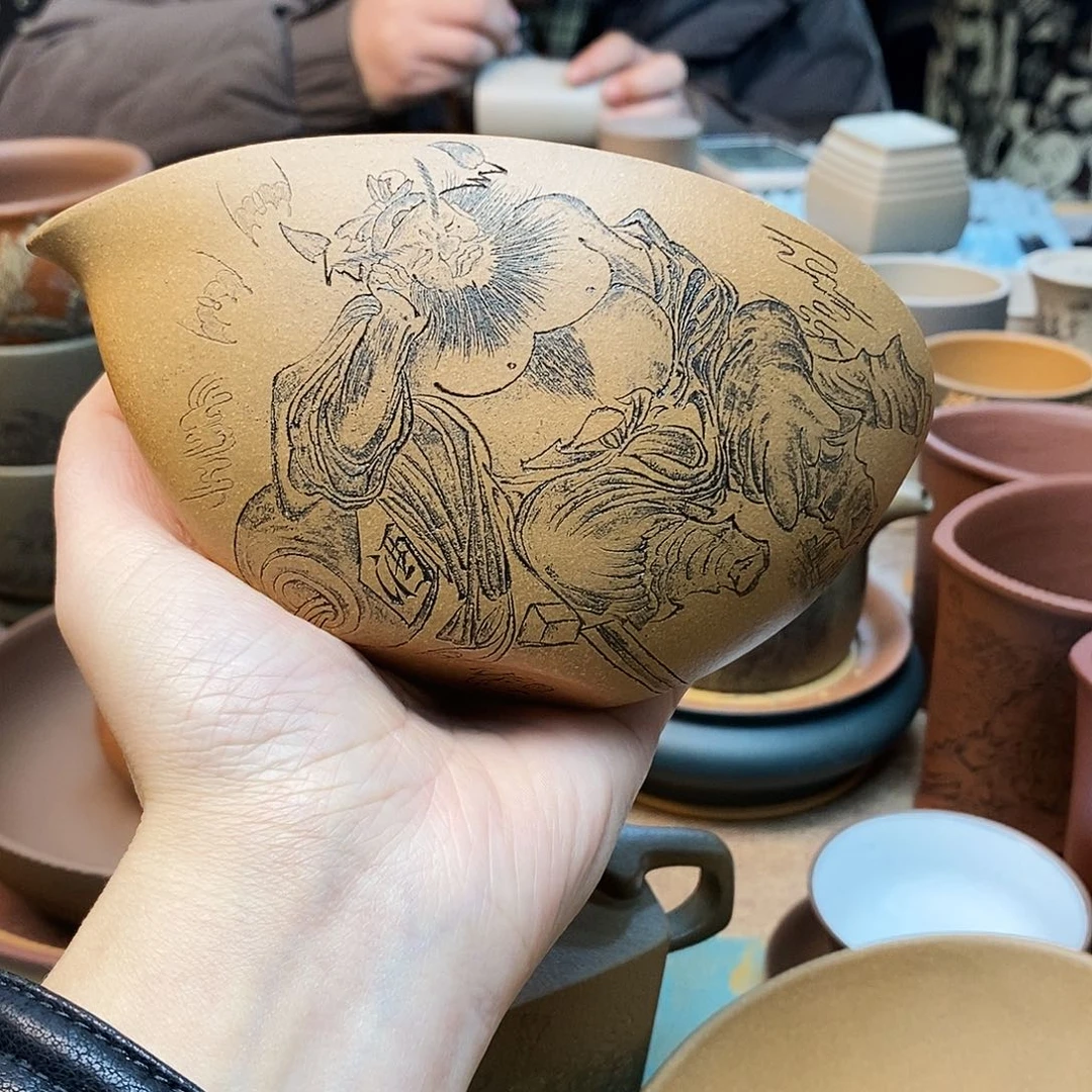 紫砂茶宠宜兴紫砂杯