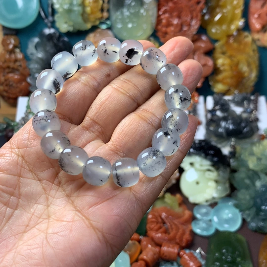 蛇纹石玉未镶嵌手串