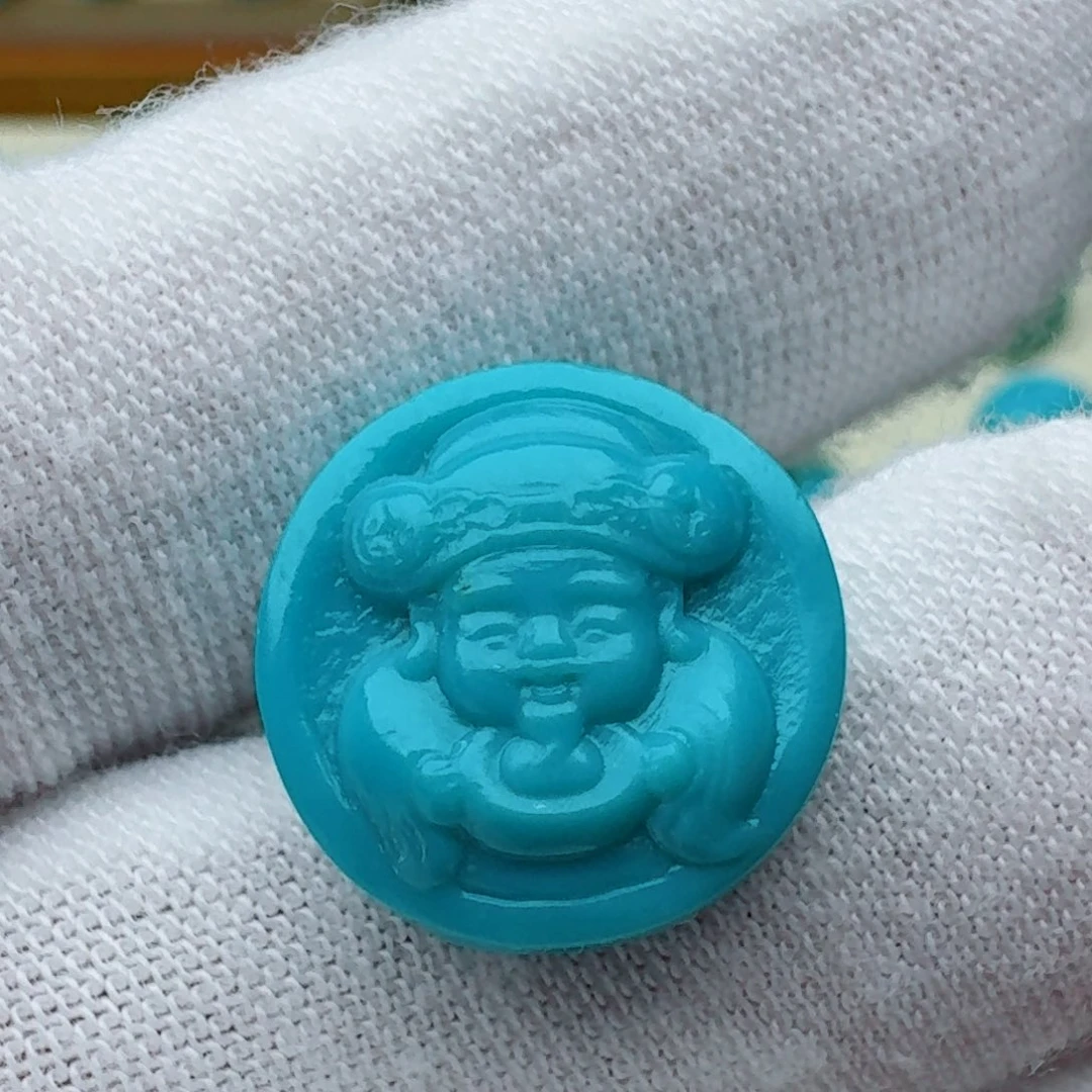 绿松石未镶嵌黄财14.7