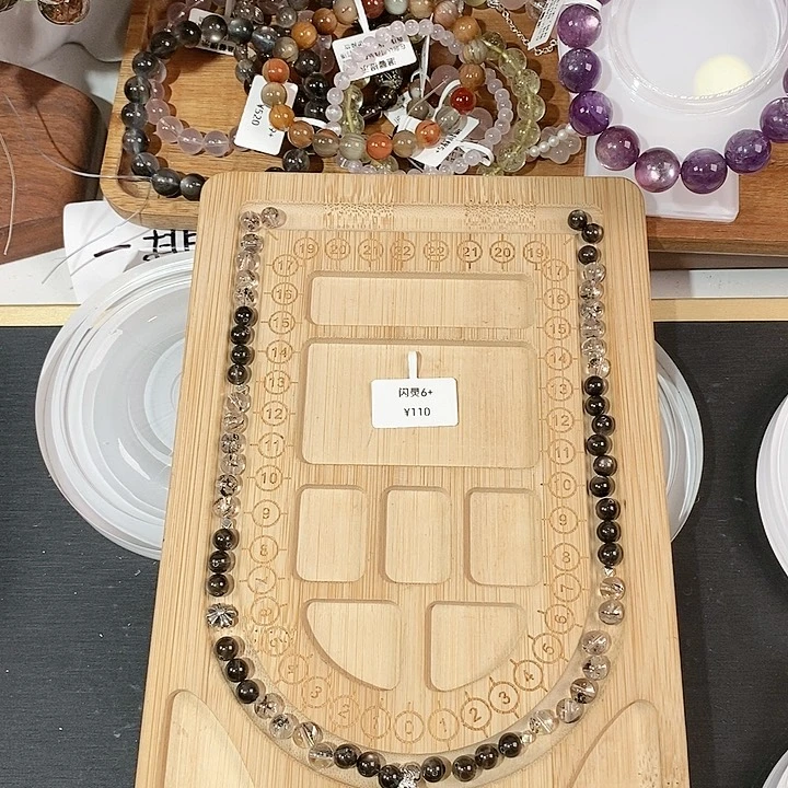 水晶手链未镶嵌月****o扣头