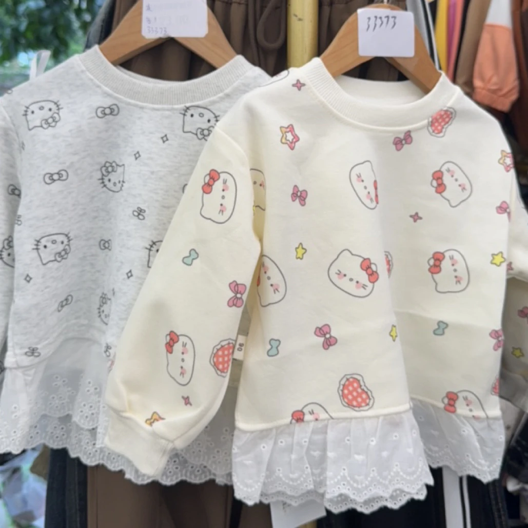 33373女童春秋新款打底卫衣