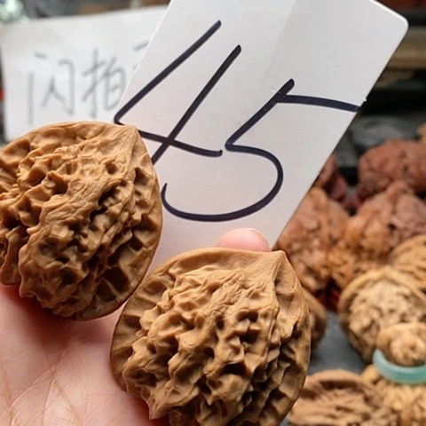 桃核吊坠39全品野生火焰纹